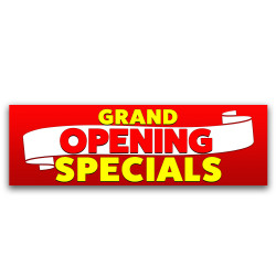 Grand Opening Specials...