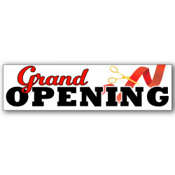 Grand Opening Vinyl Banner...