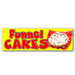 Funnel Cakes Vinyl Banner...