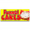 Funnel Cakes Vinyl Banner with Optional Sizes (Made in the USA)