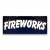 Fireworks Vinyl Banner with Optional Sizes (Made in the USA)