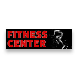 FITNESS CENTER Vinyl Banner...