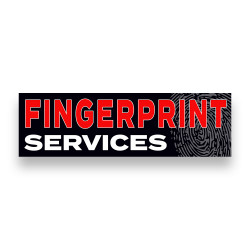 FINGERPRINT SERVICES Vinyl...