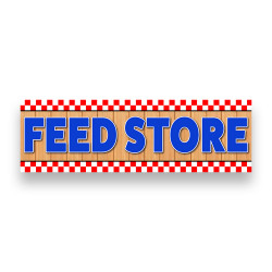 FEED STORE Vinyl Banner...