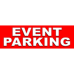 Event Parking Vinyl Banner...