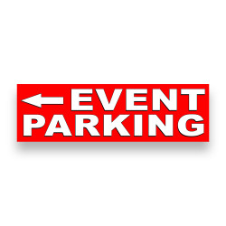 EVENT PARKING LEFT ARROW...