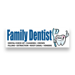 FAMILY DENTIST Vinyl Banner...