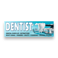 DENTIST Vinyl Banner with...