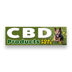 CBD Products For Pets Vinyl...