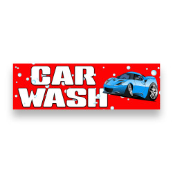 CAR WASH Vinyl Banner with...