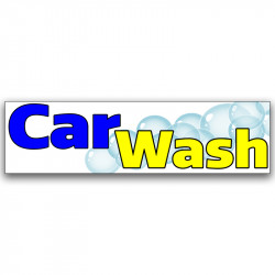 Car Wash Vinyl Banner with...