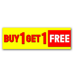 Buy 1 Get 1 Free Vinyl...