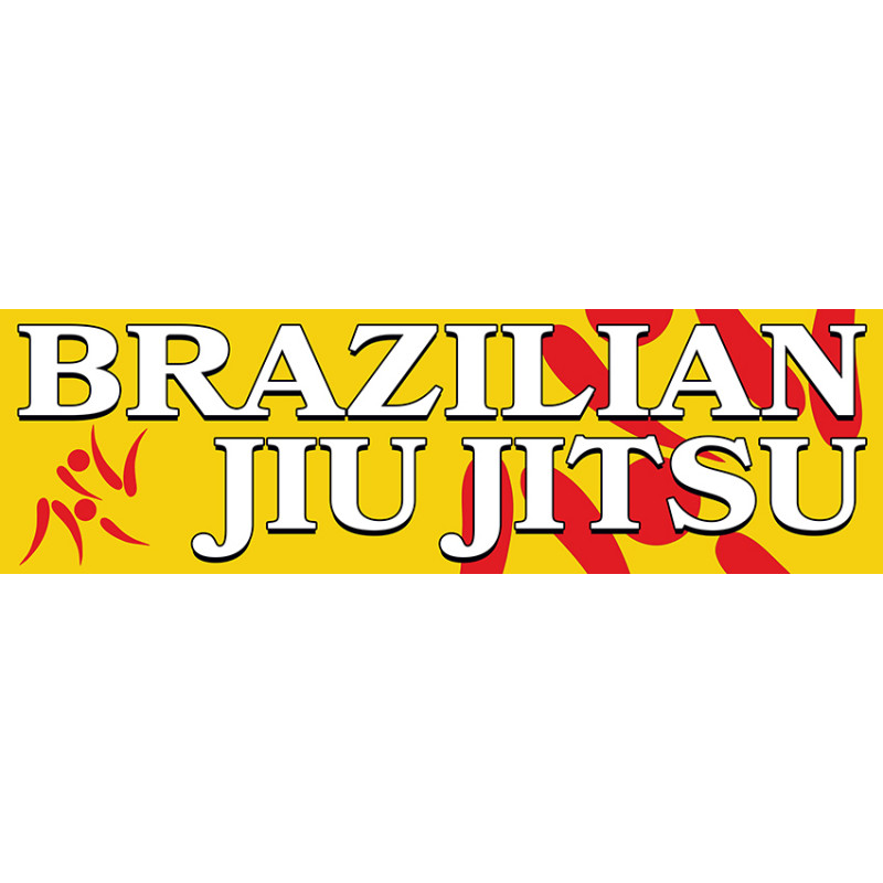 BRAZILIAN JIU JITSU Vinyl Banner with Optional Sizes (Made in the USA)