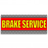 Brake Service Vinyl Banner with Optional Sizes (Made in the USA)