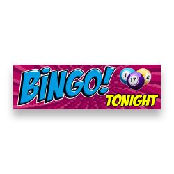 BINGO Tonight Vinyl Banner...