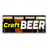 Craft Beer Vinyl Banner with Optional Sizes (Made in the USA)