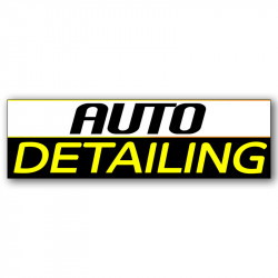 Auto Detailing Vinyl Banner...