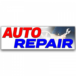 Auto Repair Vinyl Banner...