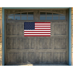 US Flag Vintage Wood Look...