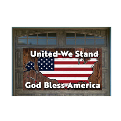 United We Stand US Flag Map...