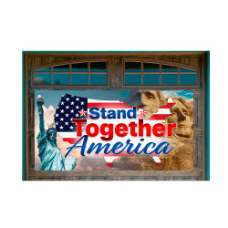 Stand Together America Magnetic 42" x 84" Garage Banner For Steel Garage Doors