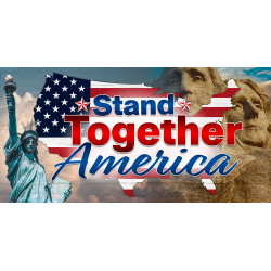 Stand Together America Magnetic 42" x 84" Garage Banner For Steel Garage Doors