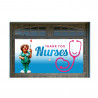 Thank You Nurses Magnetic 42" x 84" Garage Banner For Steel Garage Doors