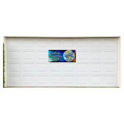 Memorial Day 21" x 47" Magnetic Garage Banner For Steel Garage Doors