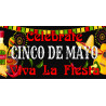 Celebrate Cinco De Mayo Magnetic 42" x 84" Garage Banner For Steel Garage Doors