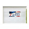 Happy 4th of July 21" x 47" Magnetic Garage Banner For Steel Garage Doors