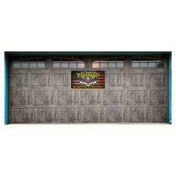 Trump 2nd Amendment 21" x 40" Magnetic Garage Banner For Steel Garage Doors