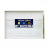 Thank You First Responders 21" x 47" Magnetic Garage Banner For Steel Garage Doors