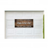 Happy Daddy's Day 21" x 47" Magnetic Garage Banner For Steel Garage Doors