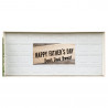 Happy Father's Day 42" x 84" Magnetic Garage Banner For Steel Garage Doors