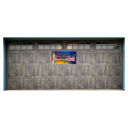 Stay Strong America 21" x 47" Magnetic Garage Banner For Steel Garage Doors