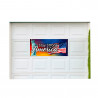 Stay Strong America 21" x 47" Magnetic Garage Banner For Steel Garage Doors