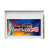 Stay Strong America 42" x 84" Magnetic Garage Banner For Steel Garage Doors