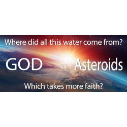 God vs Ateroids 21" x 47" Magnetic Garage Banner For Steel Garage Doors