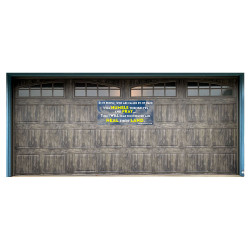 Heal their Land 2 Chronicles 7:14 21" x 47" Magnetic Garage Banner For Steel Garage Doors