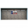 Dallas Skyline - Texas Flag - Welcome Home 21" x 42" Magnetic Garage Banner For Steel Garage Doors