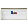 Dallas Skyline - Texas Flag - Welcome Home 21" x 42" Magnetic Garage Banner For Steel Garage Doors