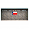 Texas Flag Vintage Wood Look 21" x 40" Magnetic Garage Banner For Steel Garage Doors