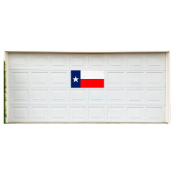 Texas Flag Vintage Wood Look 21" x 40" Magnetic Garage Banner For Steel Garage Doors