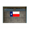 Texas Flag Vintage Wood Look 21" x 40" Magnetic Garage Banner For Steel Garage Doors