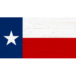 Texas Flag Vintage Wood Look 42" x 78" Magnetic Garage Banner For Steel Garage Doors