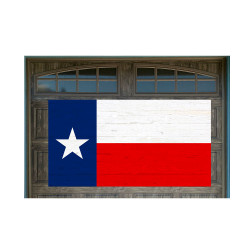 Texas Flag Vintage Wood...