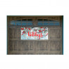 Happy Holidays 21" x 47" Magnetic Garage Banner For Steel Garage Doors