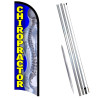 Chiropractor Premium Windless  Feather Flag Bundle (Complete Kit) OR Optional Replacement Flag Only