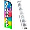 Slushies Premium Windless  Feather Flag Bundle (Complete Kit) OR Optional Replacement Flag Only