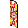 Juice Bar Premium Windless Feather Flag Bundle (Complete Kit) OR Optional Replacement Flag Only